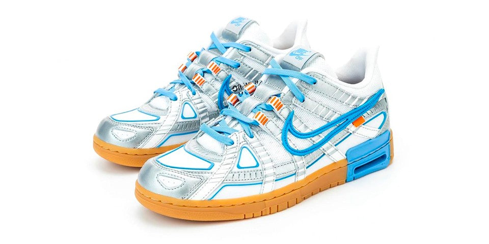Nike rubber dunk off white university blue Clearance