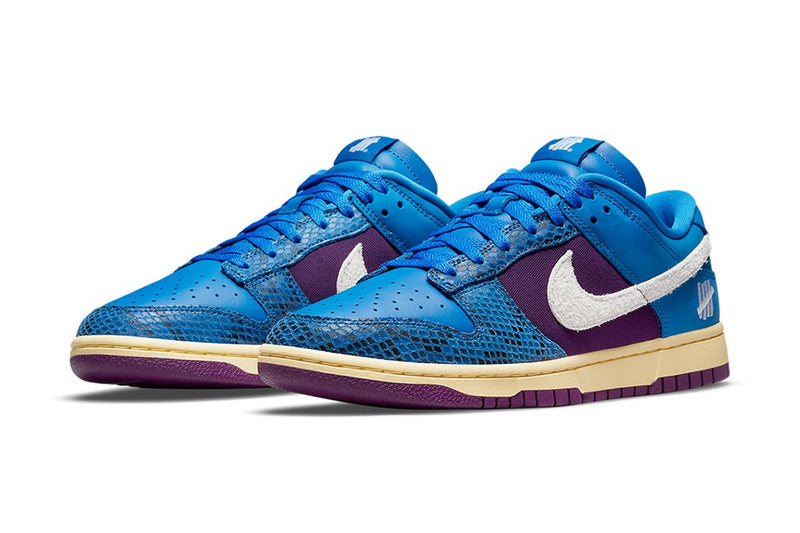 NIKE DUNK LOW X UNDEFEATED BLUE PURPLE - The Edit LDN