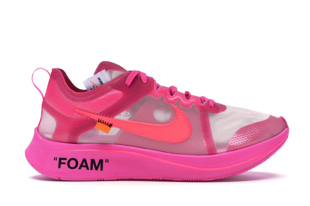 NIKE X OFF WHITE ZOOM FLY PINK - The Edit Man London Online