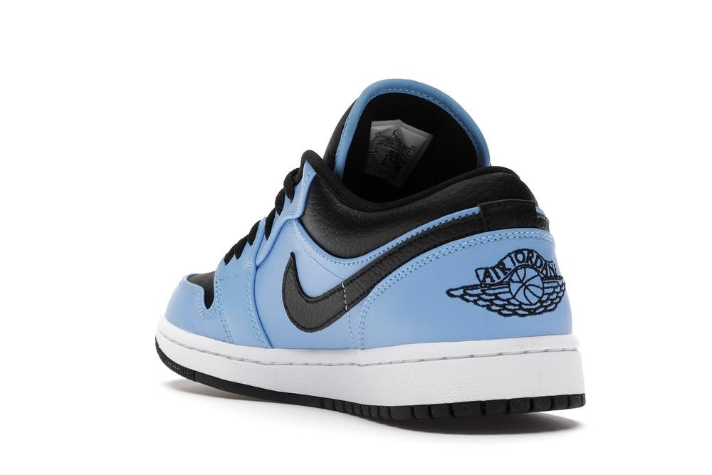 JORDAN 1 LOW UNIVERSITY BLUE BLACK (M) - The Edit LDN