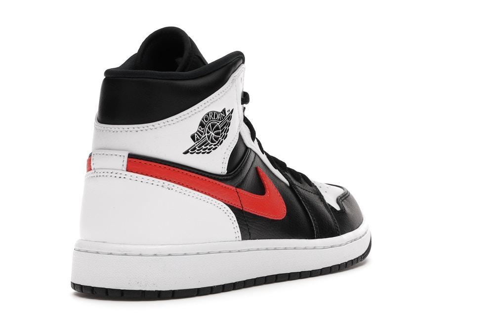 JORDAN 1 MID BLACK CHILE RED WHITE (M) - The Edit LDN