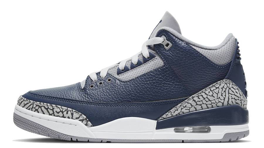 JORDAN 3 MIDNIGHT NAVY - The Edit Man London 