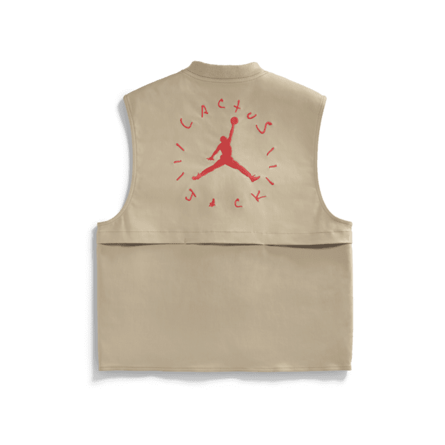 TRAVIS SCOTT CACTUS JACK X JORDAN UTILITY VEST - The Edit Man London 