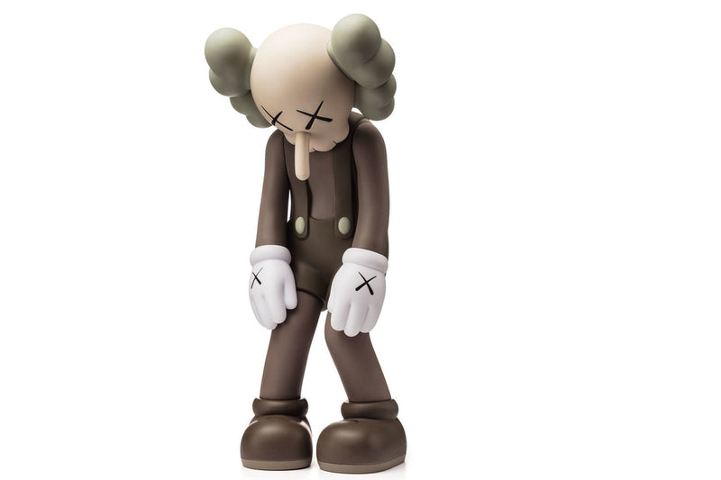 KAWS SMALL LIE COMPANION VINYL FIGURE BROWN - The Edit LDN