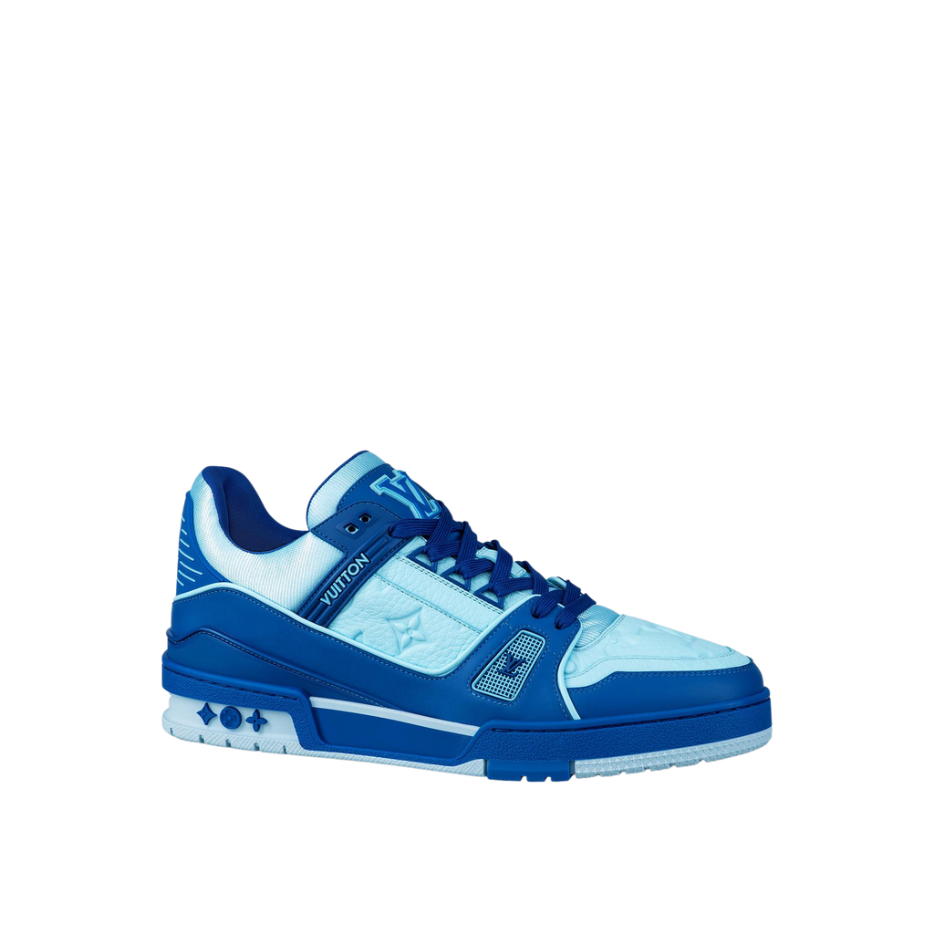 Louis vuitton sneaker blue hotsell
