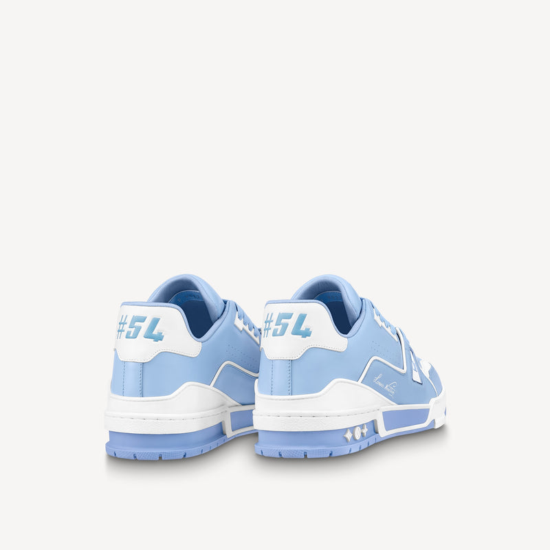 Louis Vuitton Trainer Low White Sky Blue