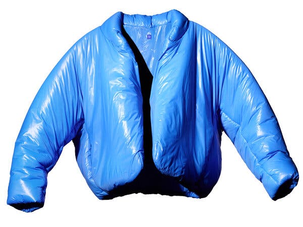 YEEZY X GAP ROUND JACKET BLUE - The Edit LDN