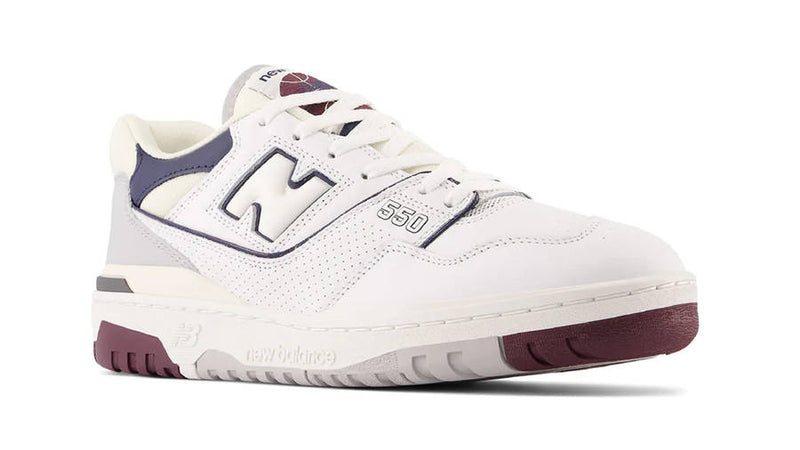 NEW BALANCE 550 WHITE MAROON NATURAL INDIGO