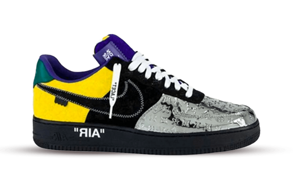 LOUIS VUITTON NIKE AIR FORCE 1 LOW SILVER