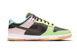 NIKE DUNK LOW FREE 99 ASYMMETRIC BLACK MULTI - The Edit Man London 