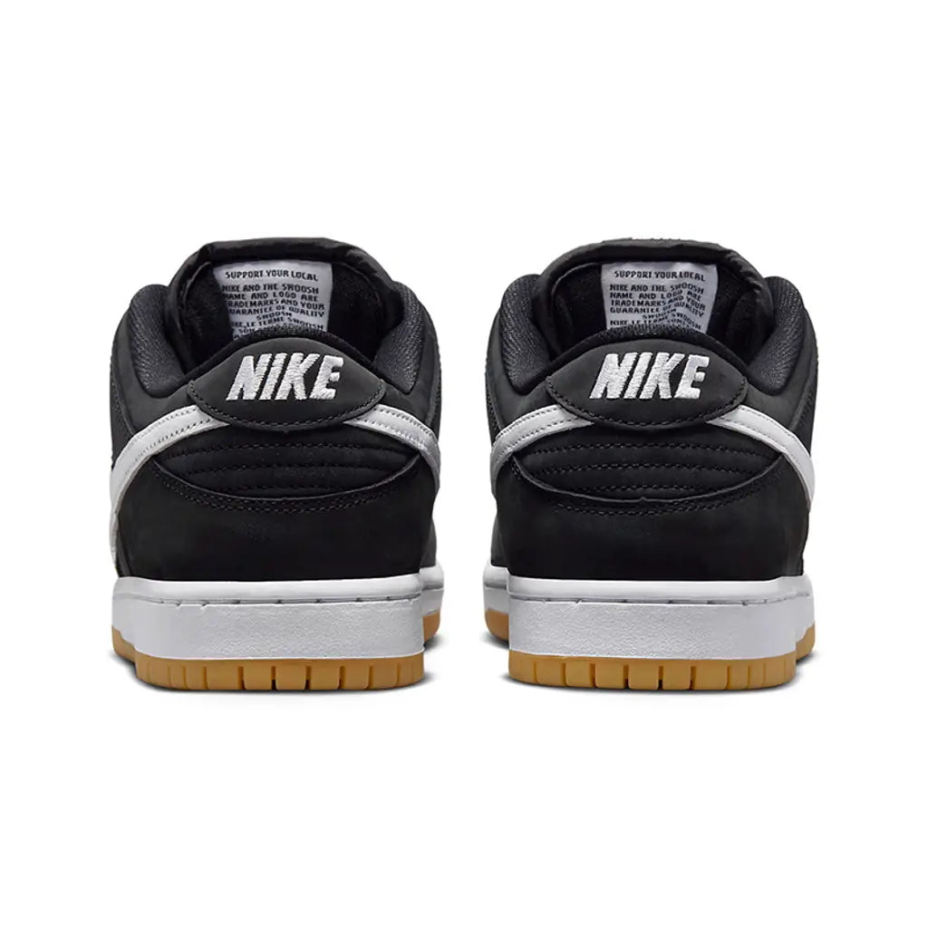 Nike dunk low black top gum