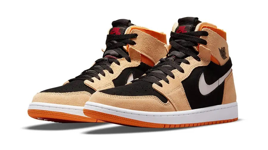 JORDAN 1 HIGH ZOOM AIR CMFT ORANGE BLACK - The Edit LDN