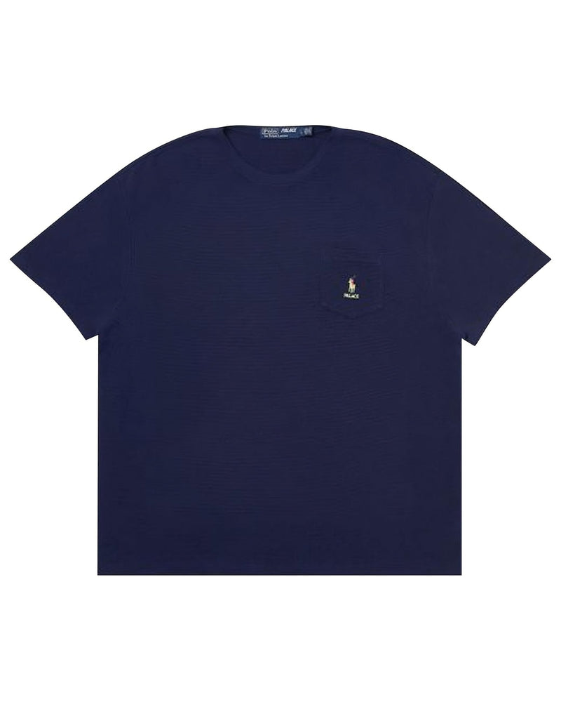 PRE LOVED - PALACE RALPH LAUREN WAFFLE POCKET TEE FRENCH NAVY