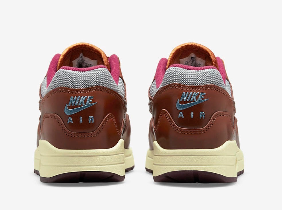 NIKE AIR MAX 1 PATTA THE NEXT WAVE DARK RUSSET