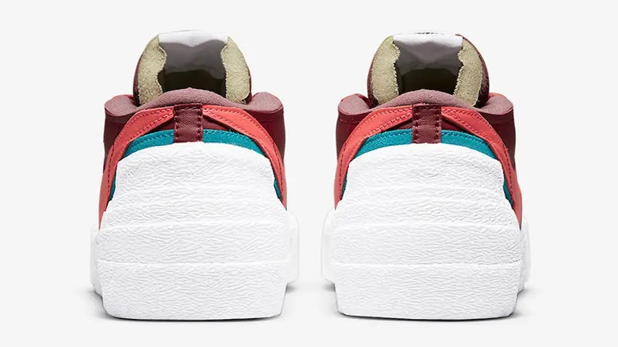 KAWS X SACAI X NIKE BLAZER LOW RED MULTI - The Edit LDN