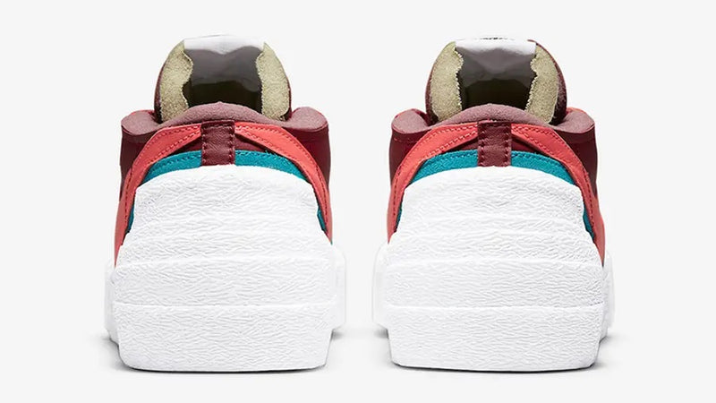 KAWS X SACAI X NIKE BLAZER LOW RED MULTI - The Edit LDN