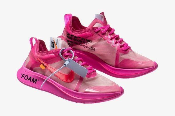 NIKE ZOOM FLY OFF-WHITE TULIP PINK - The Edit LDN