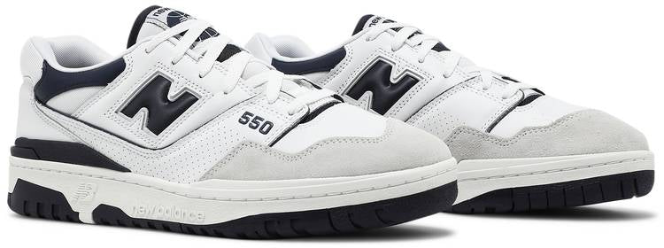 NEW BALANCE 550 WHITE  NAVY - The Edit LDN