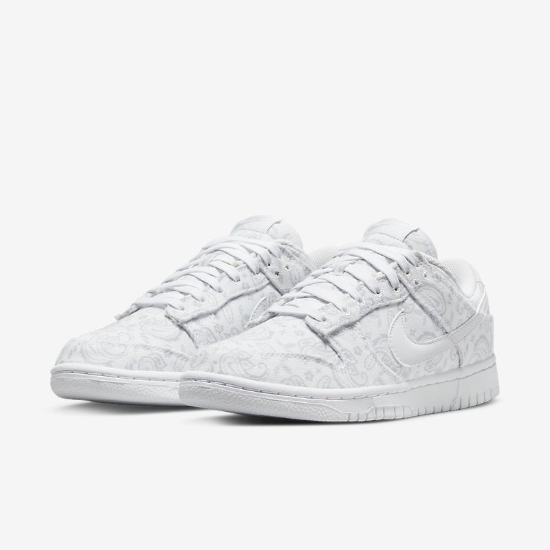 nike dunk low white paisley (w)