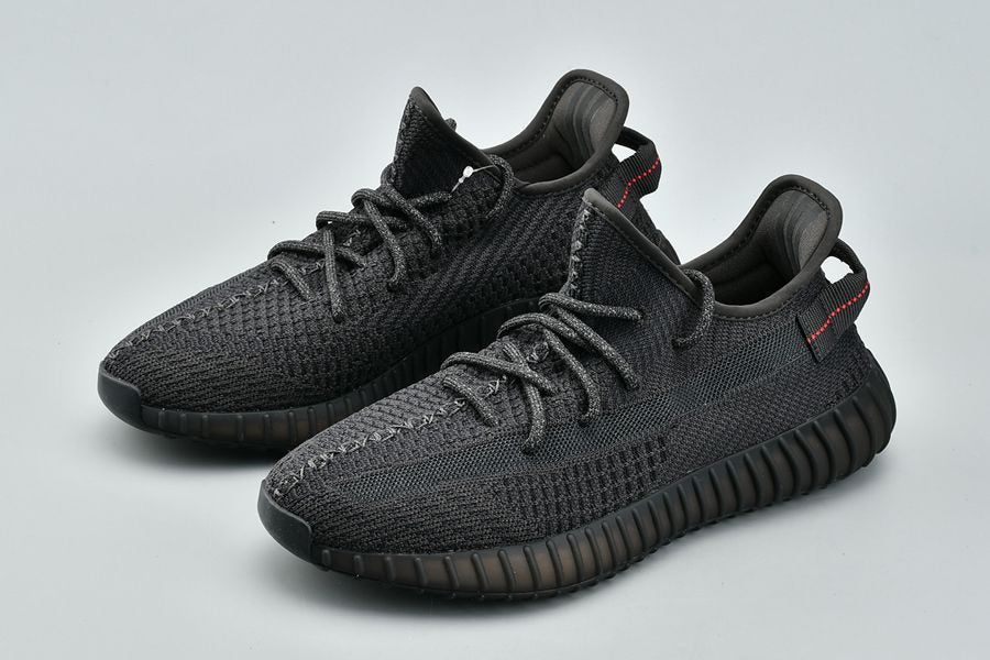 YEEZY 350 V2 STATIC BLACK ( NON REFLECTIVE) - The Edit Man London Online